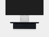 black, single drawer, black