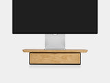 oak, single drawer, black